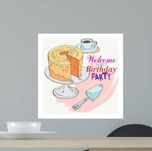 Welcome to Party for Wall Decal