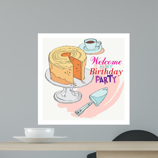 Welcome to Party for Wall Decal
