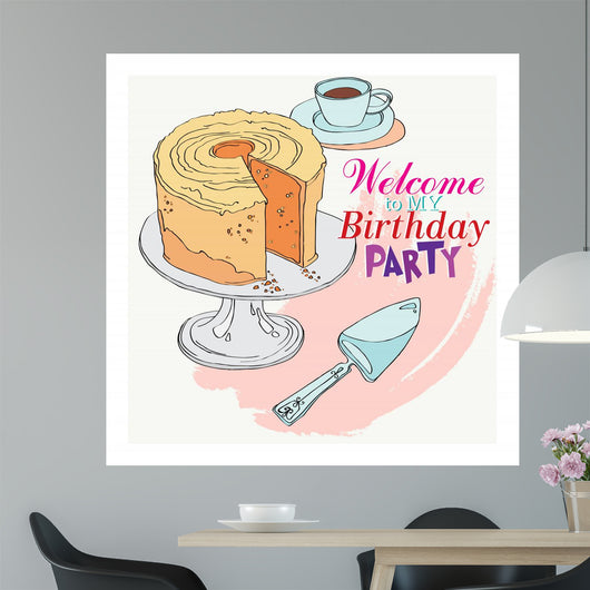 Welcome to Party for Wall Decal
