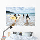 Unidentified Surfers with Surfing Wall Decal