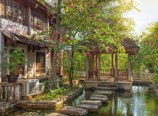 Asian Tropical Garden Wall Decal