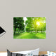 Footpath and Trees Park Wall Decal