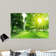 Footpath and Trees Park Wall Decal