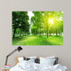 Footpath and Trees Park Wall Decal