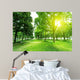 Footpath and Trees Park Wall Decal