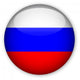 Russian Flag Button Wall Decal