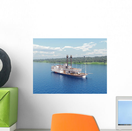 Steamboat Mississippi Wall Decal