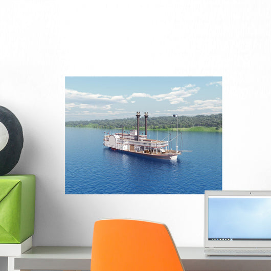 Steamboat Mississippi Wall Decal