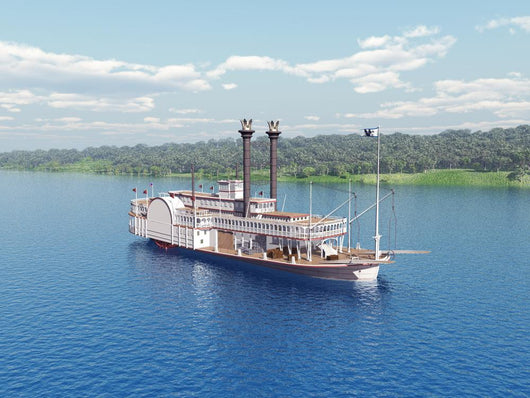 Steamboat Mississippi Wall Decal