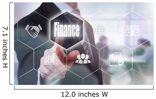 Finance Concept Wall Decal Design 1