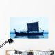 Viking Ship Dawn Wall Decal
