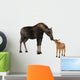 Female Moose and Calf Wall Decal