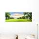 Tree Golf Course Wall Decal Panoramic Wall Decal