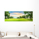 Tree Golf Course Wall Decal Panoramic Wall Decal