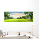 Tree Golf Course Wall Decal Panoramic Wall Decal
