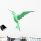 Kolibri Low Polygon Linear Wall Decal