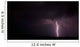 Lightning over City Night Wall Decal