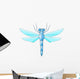 Dragonfly Low Polygon Linear Wall Decal