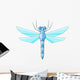 Dragonfly Low Polygon Linear Wall Decal