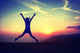 Young Woman Sunset Wall Decal Design 2
