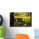 Panchina Un Parco Wall Decal