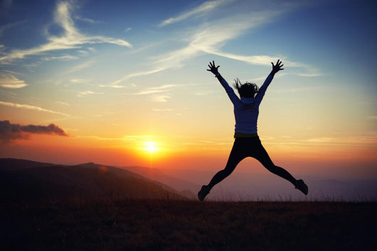 Young Woman Sunset Wall Decal Design 1