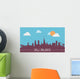New Orleans USA Skyline Wall Decal