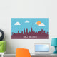 New Orleans USA Skyline Wall Decal