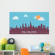 New Orleans USA Skyline Wall Decal
