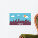 Miami USA Skyline Silhouette Wall Decal