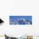 Massif Du Mont Blanc Wall Decal Panoramic Wall Decal