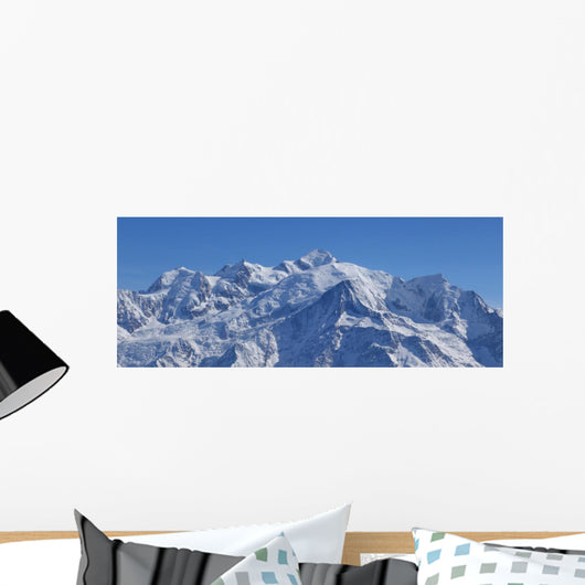 Massif Du Mont Blanc Wall Decal Panoramic Wall Decal