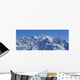 Massif Du Mont Blanc Wall Decal Panoramic Wall Decal