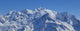 Massif Du Mont Blanc Wall Decal Panoramic Wall Decal
