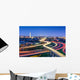 Washington Dc Skyline with Wall Decal