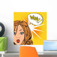 Wow Surprise Girls Pop Wall Decal