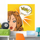 Wow Surprise Girls Pop Wall Decal