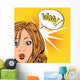Wow Surprise Girls Pop Wall Decal