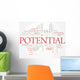Potential Word Cloud Business Wall Decal