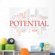 Potential Word Cloud Business Wall Decal
