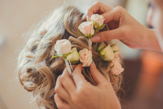 Beauty Wedding Hairstyle Wall Decal