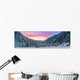 Winter Alpine Mountain Wall Decal Panoramic Wall Decal