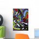 Voilier Psychedelique Wall Decal