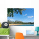 Beautiful view of Nawiliwili, Kauai Island, Hawaii, USA Wall Mural