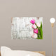 Border with Pink Tulips Wall Decal
