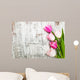 Border with Pink Tulips Wall Decal