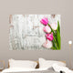 Border with Pink Tulips Wall Decal
