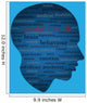 Mental Health Word Concept Wall Decal