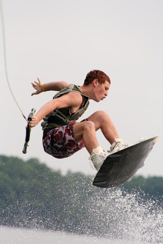 Wakeboard Power Jump Wall Decal