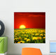 Sunrise Dandelion Field Wall Decal